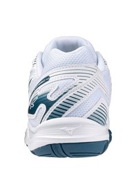 Resim Mizuno Cyclone Speed 4 Unisex Voleybol Ayakkabısı Beyazmavi Beyaz 