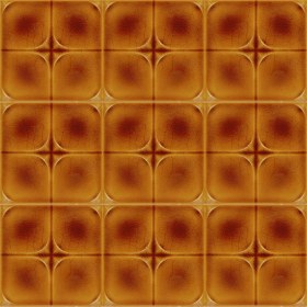 Resim Armada Çini 12,5x12,5 Cm Defakto Karamel Seramik Karo 