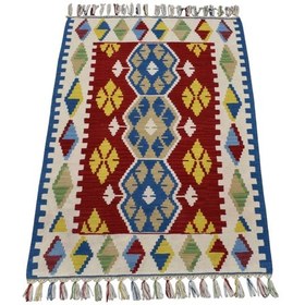 Resim Kilim Antik El Dokuma Yün Pınarbaşı Kayseri Kilimi 0127 - Yeni - Çok Renkli 