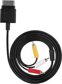 Resim Chazcool 1.8m AV kablosu ses video kablosu, Xbox 360 ince için bileşen ABS kablosu, oyun oyuncuları için ses kablosu video kablosu, AV kablosu 