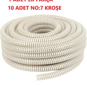 Resim TOPALAKTİCARET Klima Uyumlu Su Tahliye Drenaj Hortumu 5/8- 20 Metre Ek Birleştirme Parça 