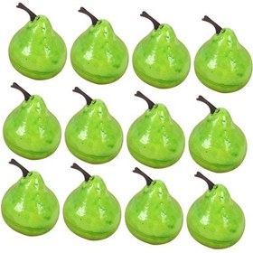 Resim 20 Adet Simülasyon Armut Modelleri Dekoratif Yapay Meyveler Sahte Meyveler Biralar Pazar/mağaza/fotoğrafçılık Aksesuarları İçin 
