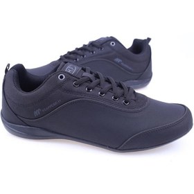 Resim MP Konforlu Rahat Bağcıklı Günlük Spor Ayakkabı Erkek Sneaker Siyah 