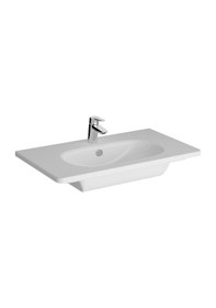 Resim VitrA Zentrum Etajerli Lavabo 80 x 46 CM-Beyaz 7793B003-0001 