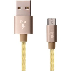 Resim Linktech K551 Micro Usb Örgü Metal Başlı 1Mt Şarj Ve Data Kablosu (359712231) 