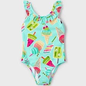 Resim Mayoral Kız Çocuk Desenli Mayo 3719 Mavi 