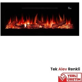 Resim Pagla 130 Cm - Isıtıcılı - Elektrikli Şömine 