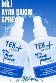 Resim TEKPLUS İkili Ayak Koku Önleyici, Ayak Kokusu Giderici , Ayak Bakım Spreyi, Ayak Mantarı, Tırnak Bozulması 