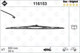 Resim SILECEK SUPURGESI ON SOL 650mm MERCEDES VITO W638 97 03 SWF 