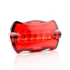 Resim Jıng Yı Jıngyı Bisiklet Arka Lamba 5 Led Pilli 