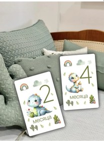 Resim Cheta Yenidoğan Bebeğiniz İçin Ay Haftalık Fotoğraf Kartları 336165121 Diğer 