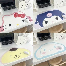 Resim Sevimli Fare Arkadaşları ve for my melody çift taraflı suni deri fare pedleri için - Sevimli ve tatlı, su geçirmez, kaymaz, leke direnci olan masa matı - Doğum günleri ve tatiller için ideal hediye, festivite uygun masa matı | Oyuncağa benzer tasarım | Dayanıklı masa matı, masa için fare pedleri 
