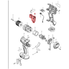 Resim Makita BDF456 Şalter Ürün Kodu 650747-2 
