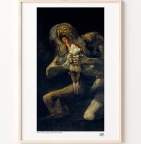 Resim Çocuklarını Yiyen Satürn, Poster 