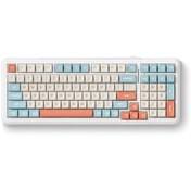 Resim MCHOSE K99 %98 RGB Kablosuz Hotswap Horizon Orange Mekanik Gaming Klavye (MC-K99-4A) 