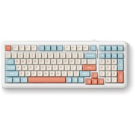Resim MCHOSE K99 %98 RGB Kablosuz Hotswap Horizon Orange Mekanik Gaming Klavye (MC-K99-4A) 