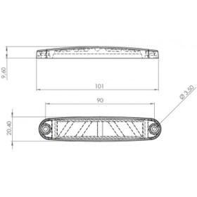 Resim AHMET OTOMOTİV 5 ADET Marka Yazılı Parmak Led Frd Beyaz 12v-24v 