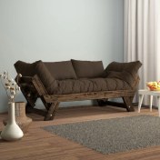 Resim Woodesk Adalar Masif Ceviz-Kahve Renk 2li Kanepe CPT8120-210 