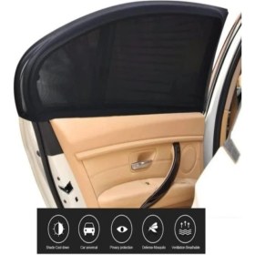 Resim Ankaflex Araba Araç Oto Yan Cam Güneşlik Örtü Perde Kılıf Güneşliği Araba Anne Bebek Emzirme Perdesi Araba 