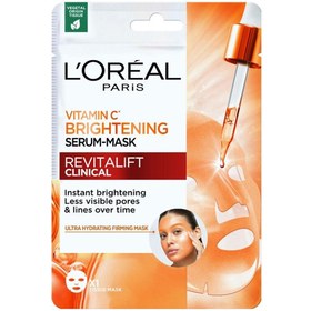 Resim L'ORÉAL PARİS REVİTALİFT CLİNİCAL ANINDA AYDINLATICI C VİTAMİNİ SERUMLU MASKE 
