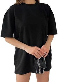 Resim Drappe Unisex Gri 2’li Hazır Paket Oversize T-shirt-1 