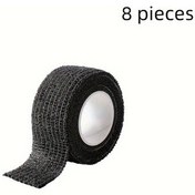 Resim Gateesat 8 Parça Kendinden Yapışkanlı Ter Emici Direksiyon Koruması Anti Kayma Tapesi Siyah Adet 