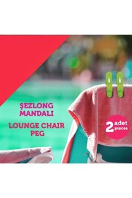 Resim Boldy 2'li Plaj Mandalı - Şezlong Mandalı-havlu Mandalı-havlu Sabitleyici-plaj Havlu Mandalı-sahil Mandalı 