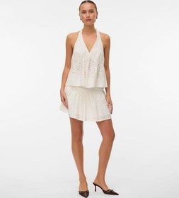 Resim Vero Moda Beyaz Etek VMHAY HW SHORT SKIRT, 10340867 
