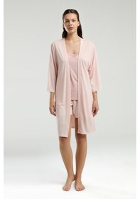 Resim Pierre Cardin Kadın Pembe Sabahlık Takım Pembe 
