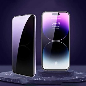Resim Fibaks Apple iPhone 14 Pro Uyumlu Tam Kapatan Tamperli Hayalet Gizlilik Filtreli Cam Ekran Koruyucu 