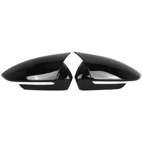 Resim Wezone Volkswagen Id4 Id5 2021-2024 Düşük Paket Deliksiz Abs Siyah Yansıma Aynası Kapağı 11b857537 11b857538 2 Adet 