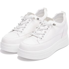 Resim Derinet Yüksek Taban Bağcıklı Kadın Sneaker 