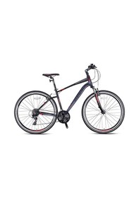 Resim Kron Tx 150 Hd 28 Jant 24 Vites 18cm Kadro Siyah-kırmızı Bisiklet Siyah - Kırmızı - Füme 