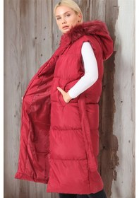 Resim Z6744 Dewberry Bayan Yelek-açık Bordo Açık Bordo 
