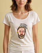 Resim Slavoj Zizek Geniş Yaka Tişört 