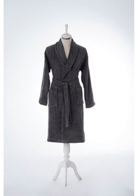 Resim Colourist Şal Yaka Bornoz Antrasit 