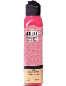 Resim Artdeco Akrilik Boya 140 Ml Çilek Kırmızı 070R-3675 