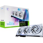 Resim MSI GeForce RTX 5070 12GB GAMING TRIO OC WHITE GDDR7 192Bit DX12 Gaming (Oyuncu) Ekran Kartı 