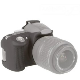 Resim EasyCover Nikon D3100 Silikon Kılıf ECND3100 ( Siyah ) 