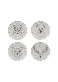 Resim Porland Forest 4'lü Pasta Takımı 20 CM 