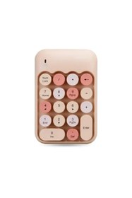 Resim Mi7a Renkli Daktilo Tarzı Vintage Kablosuz Wıreless Numeric Keypad 18 Tuşlu Sayısal Klavye Numpad 
