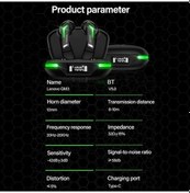 Resim Pazly Lenovo Gm3 Bluetooth 5.0 Kulaklık - Oyun & Müzik İçin Düşük Gecikmeli Kablosuz İç Kulaklık 