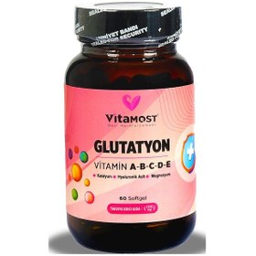 Resim Glutatyon Vitamin Abcde 60 Softgel Tamamen Doğal Vitamost Glutat 