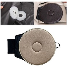 Resim 360 Derece Döndürme Araba Koltuğu Minderi Dönen Koltuk Paspası Bej Diğer 