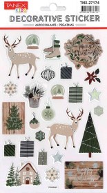 Resim Tanex Yılbaşı Temaları Serisi Tnx-27174 