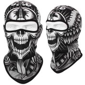 Resim Buz İpek Güneş Koruyucu Maske Erkek Baş Örtüsü Tam Yüz - Derin Si 