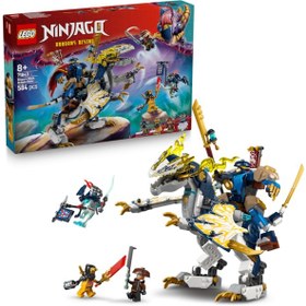 Resim LEGO® NINJAGO® Rogue’un Robot Ejderha Binicisi 71843 - 8 Yaş ve Üzeri Çocuklar için 4 Minifigür İçeren Yaratıcı Oyuncak Yapım Seti (584P) 