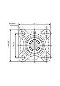 Resim Ucf 206 Yataklı Rulman 30 Mm 420195073 
