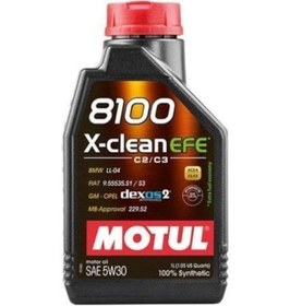 Resim Motul 8100 X-clean Efe 5w30 Dexos2 Partiküllü Motor Yağı 1lt 