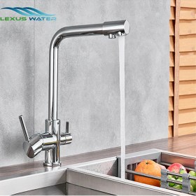 Resim Lexsawater Su Arıtma Cihazı Için 3 Yollu Arıtmalı Musluk(Sıcak ,soğuk ,arıtılmış Su) 